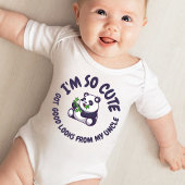 Ich bin so niedlich Niedlich. Got Aussehen von mei Baby Strampler