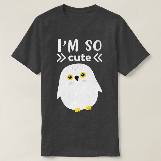 Ich bin so Niedlich T-Shirt (Design vorne)
