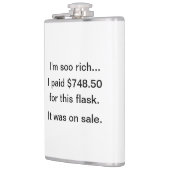 Ich bin so reich! flachmann (Links)