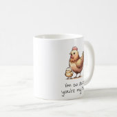 Ich bin so schlau, dass du meine Mutter bist Kaffeetasse (VorderseiteRechts)
