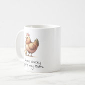 Ich bin so schlau, dass du meine Mutter bist Kaffeetasse (Vorderseite Links)