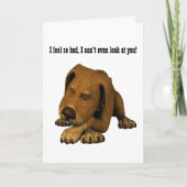 Ich bin so schlecht... karte (Vorderseite)