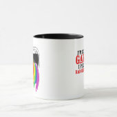 Ich bin so schwul, ich puke Rainbows Tasse (Zentrum)