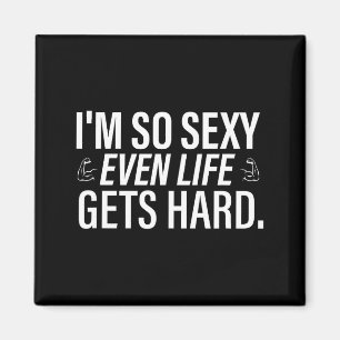 Ich bin so, selbst wenns Leben schwer wird lustige Magnet