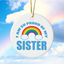 Ich bin so stolz auf meine Schwester Rainbow Weihn