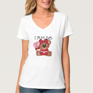 Ich bin so süß auf You Girl Bear Valentine T - Shi T-Shirt