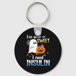 Ich bin so süß brauchen Insulin Ghost Diabetes Hal Schlüsselanhänger