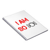 Ich bin so süß notizblock (Rechte Seite)