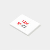 Ich bin so süß post-it klebezettel (angewinkelt)