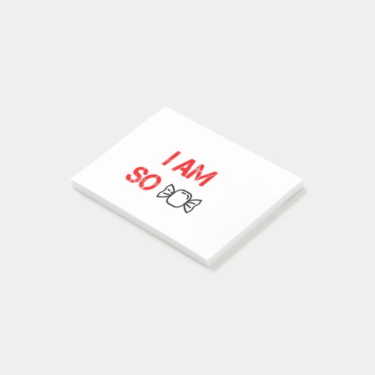 Ich bin so süß post-it klebezettel (angewinkelt)