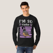 Ich bin so süße Mädchen Wachtel T-Shirt (Vorne ganz)