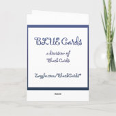 Ich bin so traurig karte (Rückseite)