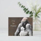 Ich bin so verärgerte Postkarte (Stehend Vorderseite)