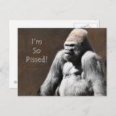 Ich bin so verärgerte Postkarte (Vorne/Hinten)