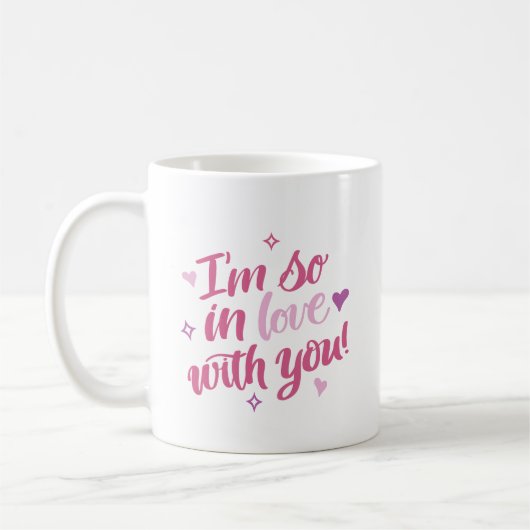 Ich bin so verliebt in dich Kaffeetasse (Links)