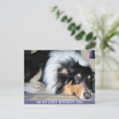 ICH BIN SO VERLOREN OHNE DICH POSTKARTE (Stehend Vorderseite)