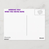 ICH BIN SO VERLOREN OHNE DICH POSTKARTE (Rückseite)