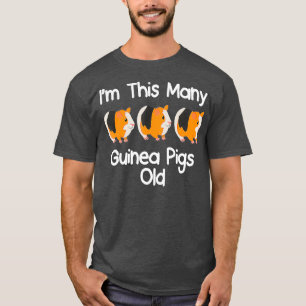 Ich bin so viele Meerschweinchen alt 3. Geburtstag T-Shirt