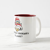 Ich bin, so was frech gewesen? zweifarbige tasse (VorderseiteRechts)