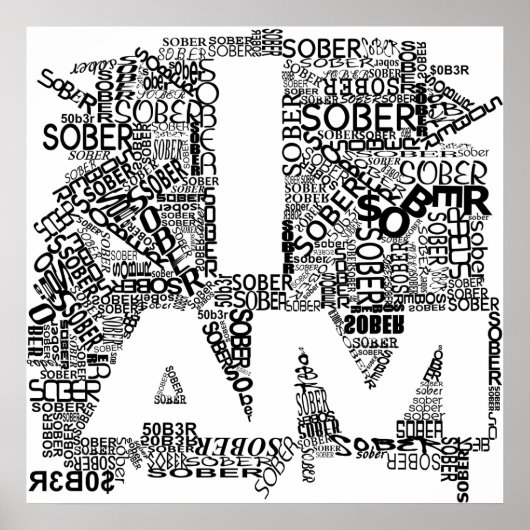 ICH BIN SOBER POSTER (Vorne)