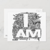 ICH BIN SOBER POSTKARTE (Vorne/Hinten)