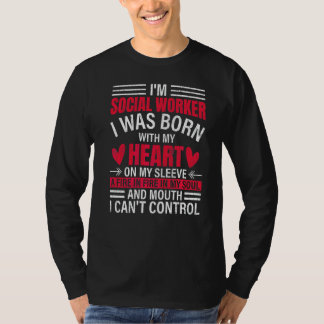 Ich bin Social Worker Social Work Graphic T-Shirt