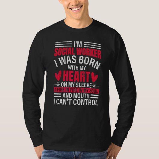 Ich bin Social Worker Social Work Graphic T-Shirt (Vorderseite)