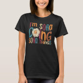 Ich bin Sofia Doing Sofia Dinge Groovy Retro Sofia T-Shirt (Vorderseite)