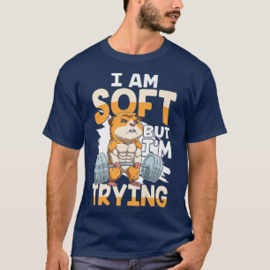 ICH BIN SOFT, ABER ICH VERSUCHE NACH EINEM Guinea- T-Shirt