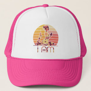 Ich BIN soft Floral Gebet Trucker Hat Truckerkappe