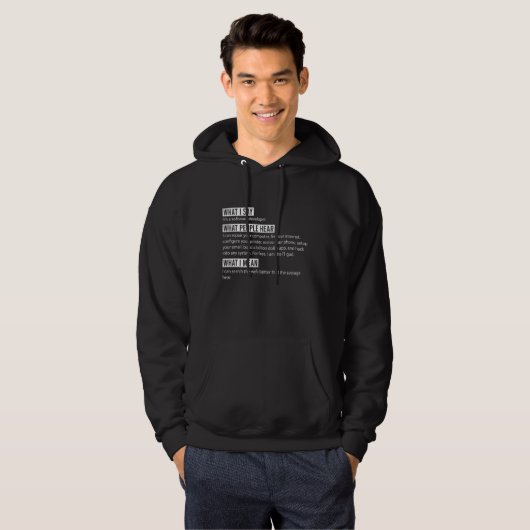 Ich bin Software Developer Funny Programming Progr Hoodie (Vorne ganz)