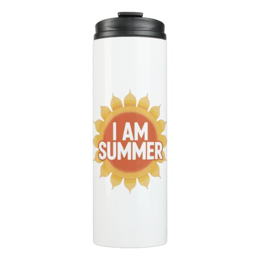 Ich bin Sommer Thermosbecher (Vorderseite)