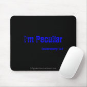 Ich bin sonderbar mousepad (Mit Mouse)