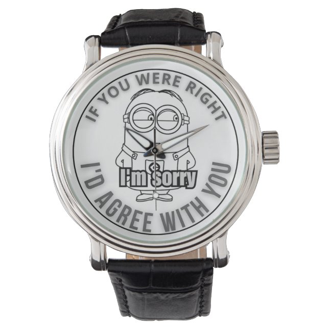 Ich bin soory armbanduhr (Vorderseite)