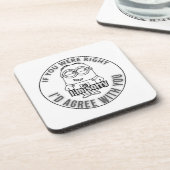 Ich bin soory getränkeuntersetzer (Linke Seite)