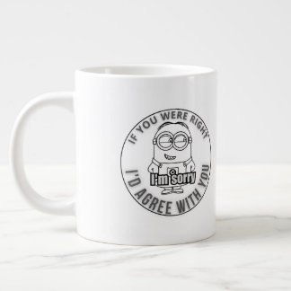 Ich bin soory Jumbo-Tasse