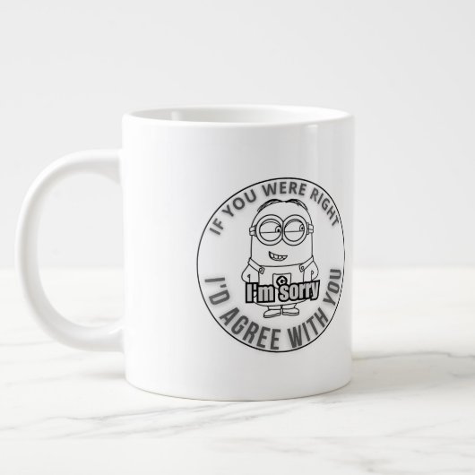 Ich bin soory Jumbo-Tasse (Links)
