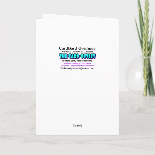 Ich bin SORRY Card Karte (Rückseite)