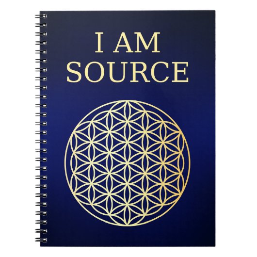 Ich bin Source Blume Life Journal Notizblock (Vorderseite)