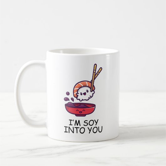 Ich bin Soy in dich Kaffeetasse (Links)