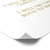 Ich bin Sozialarbeiter, das sind meine Hände! Poster (Ecke)