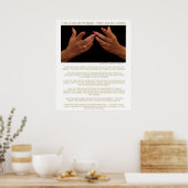 Ich bin Sozialarbeiter, das sind meine Hands-Poste Poster (Küche)