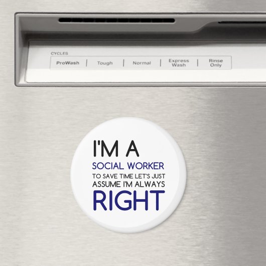 ICH BIN SOZIALARBEITER MAGNET (In Situ (Geschirrspüler))