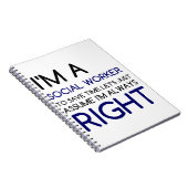 ICH BIN SOZIALARBEITER NOTIZBLOCK (Rechte Seite)