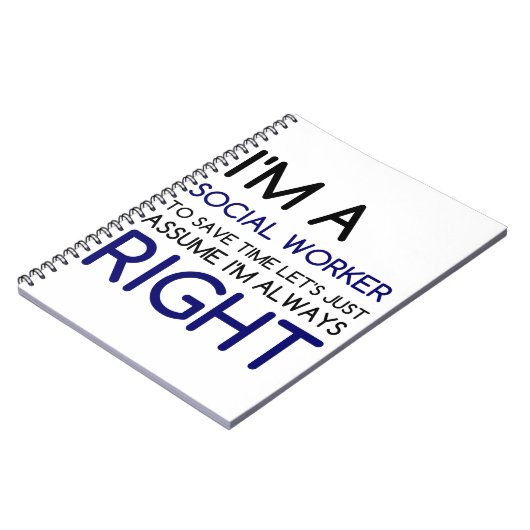 ICH BIN SOZIALARBEITER NOTIZBLOCK (Linke Seite)