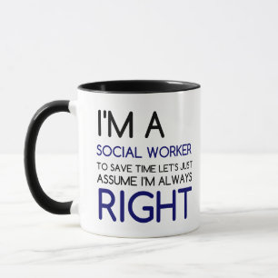 ICH BIN SOZIALER ARBEITNEHMER TASSE