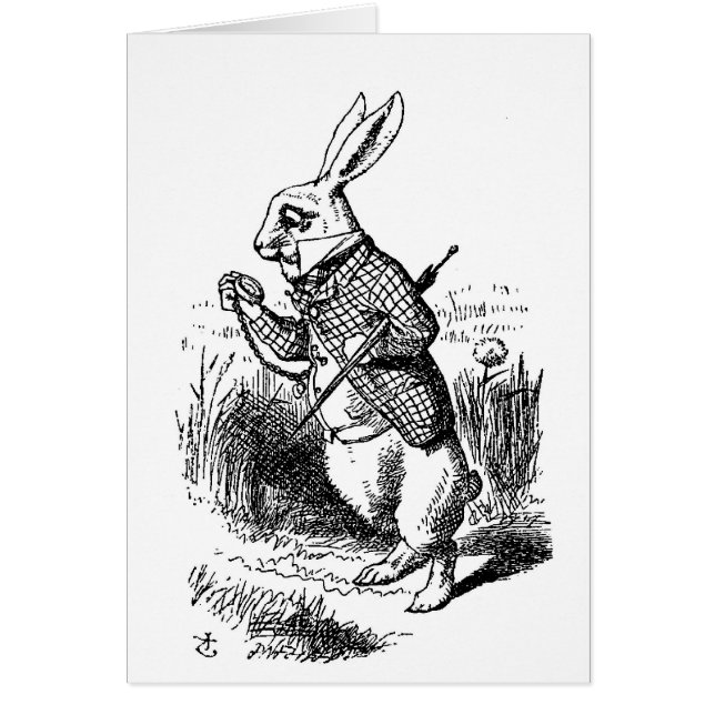 Ich bin spät, ich bin spät (Vorne)