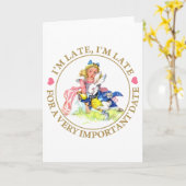 Ich bin spät, ich bin spät für ein sehr wichtiges karte (Gelbe Blume)