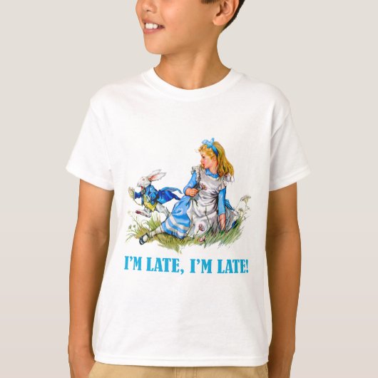 ICH BIN SPÄT, ICH BIN SPÄT! FÜR EIN SEHR WICHTIGES T-Shirt (Vorderseite)