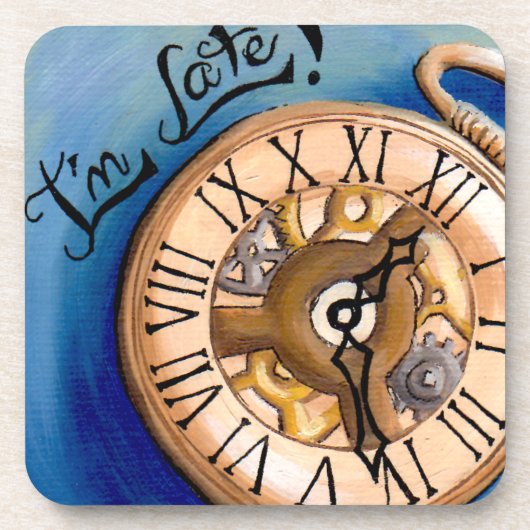 Ich bin später Untersetzer-Alice im Getränkeuntersetzer (Vorderseite)